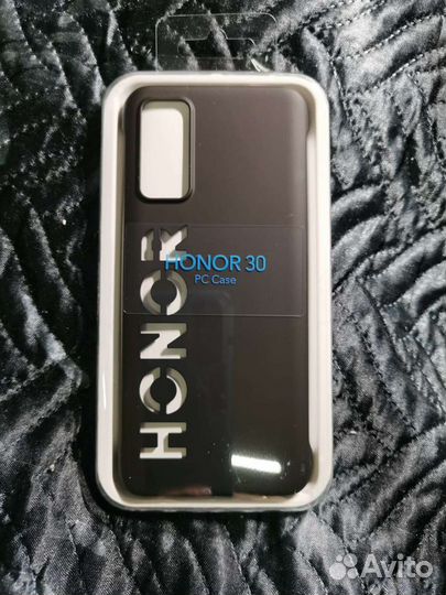 Защитный бампер для Honor 30 черный