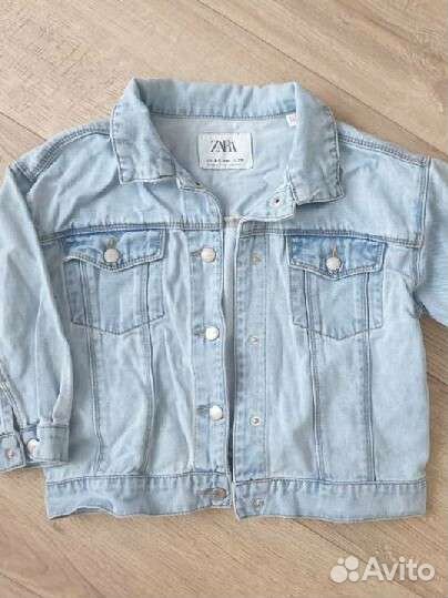 Джинсовая куртка zara для девочки