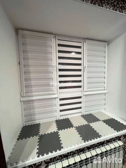 Жалюзи рулонные шторы зебра