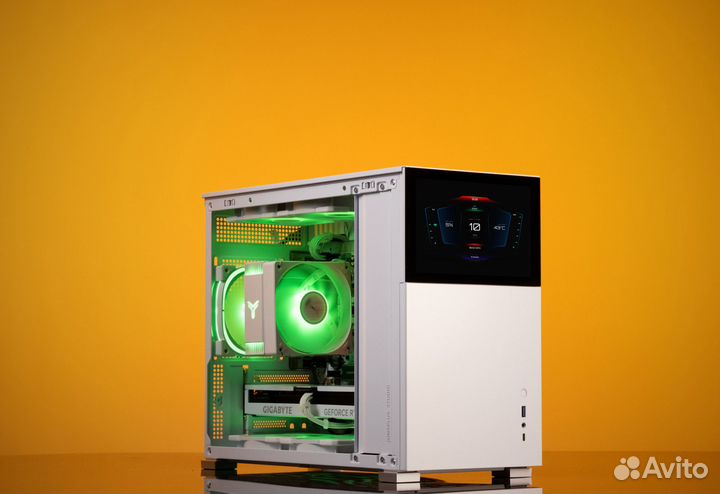 Игровой пк perfect94 RTX 4070 super 12GB NEW Ryzen 5 7600 Jonsbo D41 STD screen white