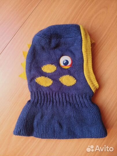 Шапка шлем для мальчика