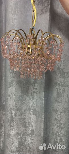 Люстра потолочная Чехословакия б/у