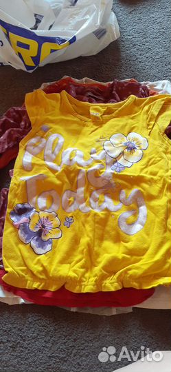 Большой пакет вещей на девочку