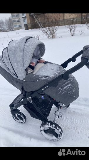 Деткая коляска Adamex Cristiano 3в1