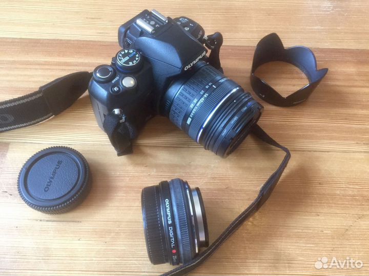 Фотоаппарат Olympus E-420 + карты памяти, сумка