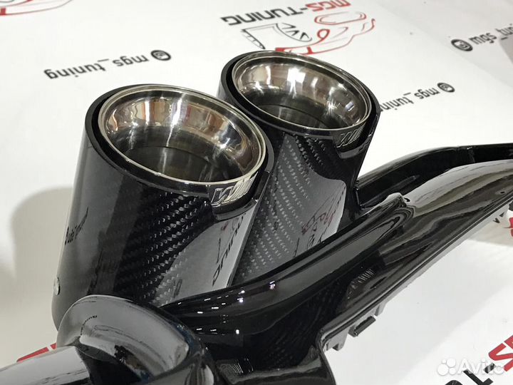 Диффузор BMW 4 F32 Глянцевый 2x0 + 