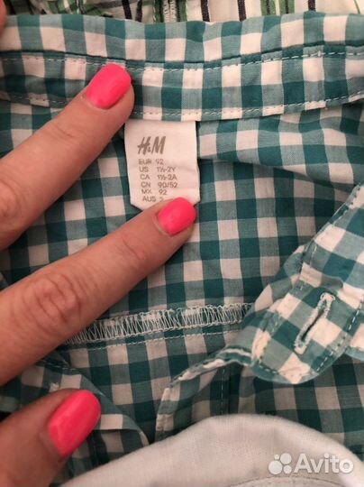 Рубашка на мальчика hm 92