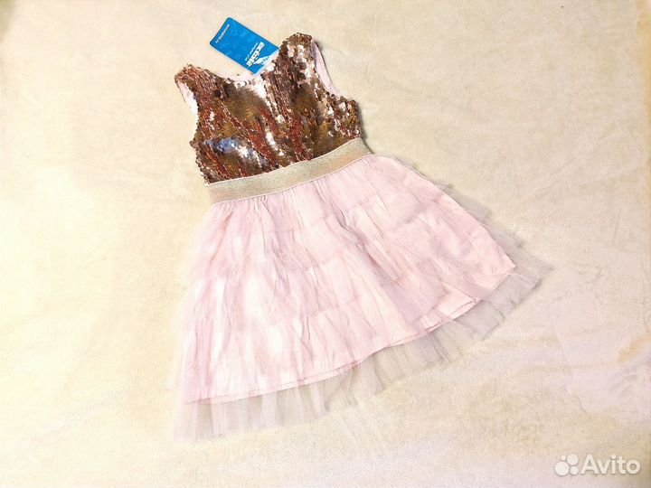 Нарядное платье для девочки 98 104 новое