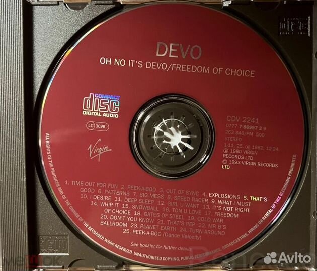 Devo – Oh No It's Devo / Freedom Of Choice
