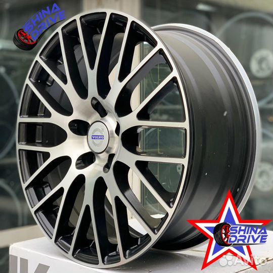 Диски Volvo R18 5x108 Black Groove Gloss