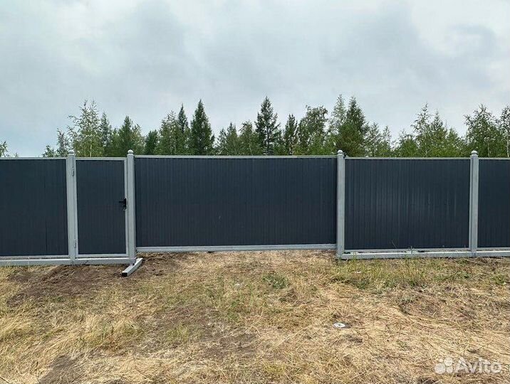 Откатные ворота под ключ