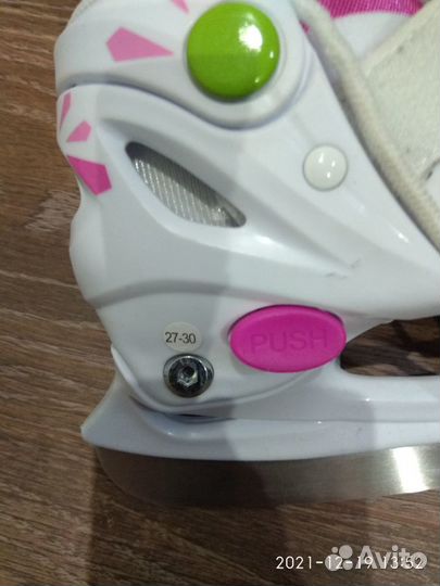 Коньки раздвижные детские р.27-30