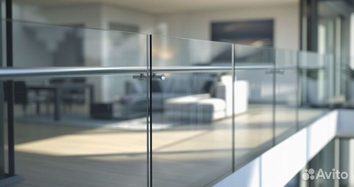 Стеклянные ограждения для балконов