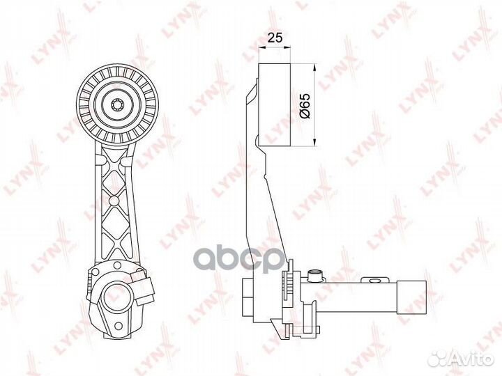 Ролик натяжной навесного оборудования PT3209 LY