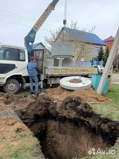 Монтаж канализации выгребных ям