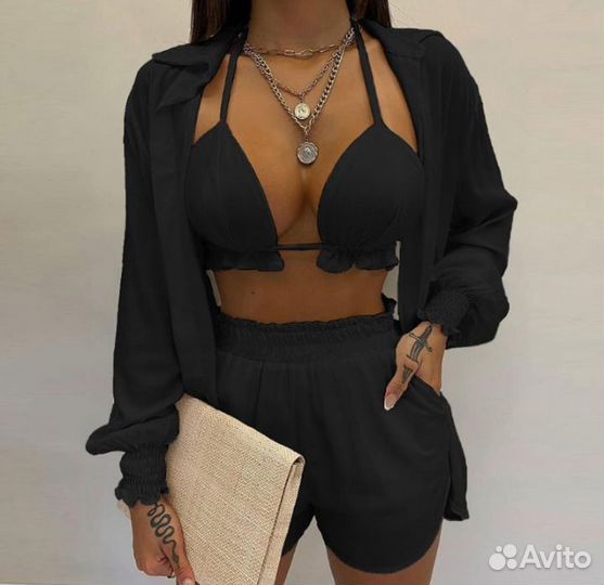 Комплект с шортами женский