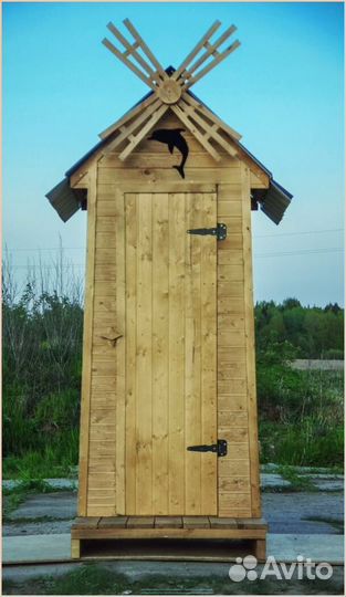 Уличный туалет домик с установкой CJR