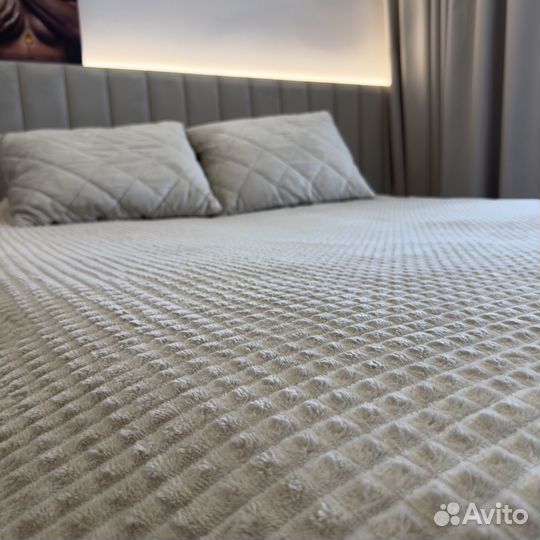 Плед покрывало 200 220 кубик