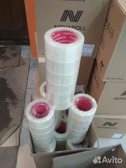 Скотч Новаролл 150м прозрачный, клейкая лента