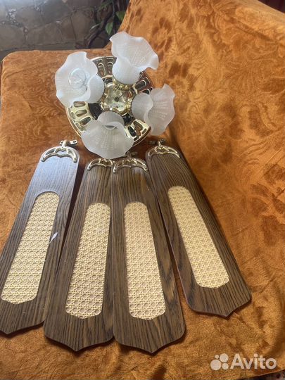 Люстра потолочная бу с вентилятором