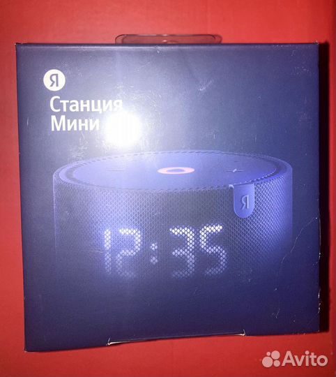 Умная колонка Яндекс станция мини с часами
