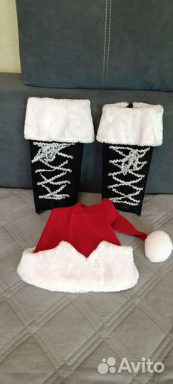 Новогодний костюм для мальчика 110 дед мороз