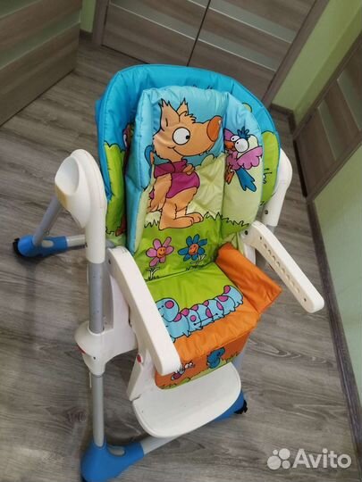 Стульчик для кормления chicco polly