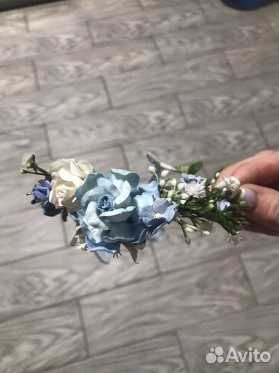 Венок на голову из цветов