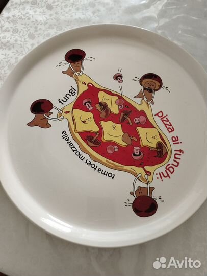 Milvis Блюда для пиццы +Tupperware контейнеры