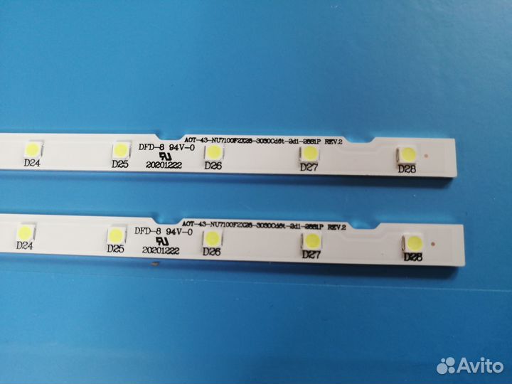 Samsung UE43RU7100U / LED подсветка