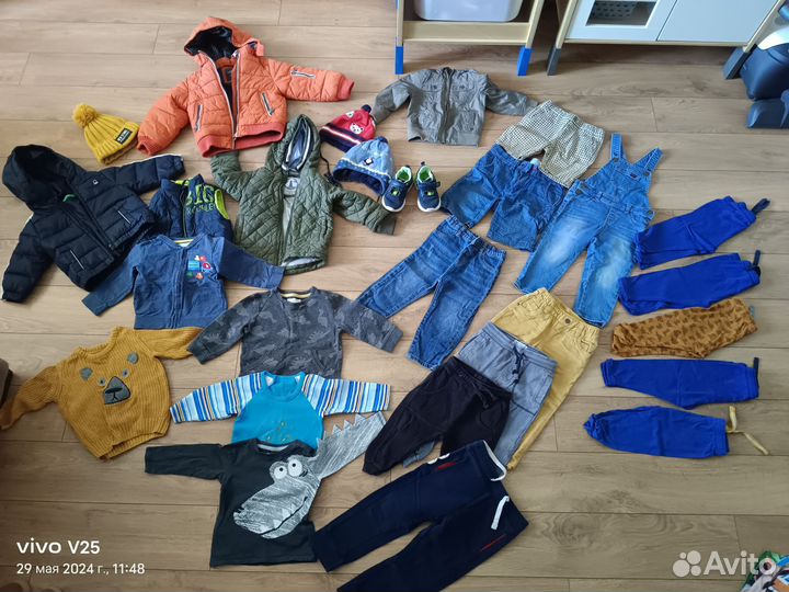 Детские вещи пакетом на мальчика 80 86