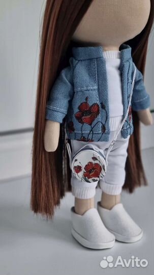 Текстильная кукла ручной работы