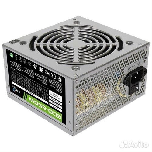 Блок питания Aerocool ATX 550W ECO-550 (24+4+4pin)
