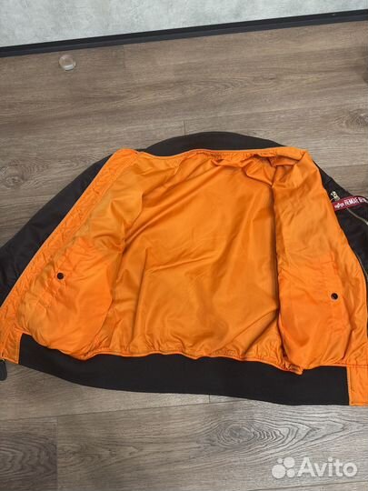 Бомбер alpha industries ma 1 оригинал