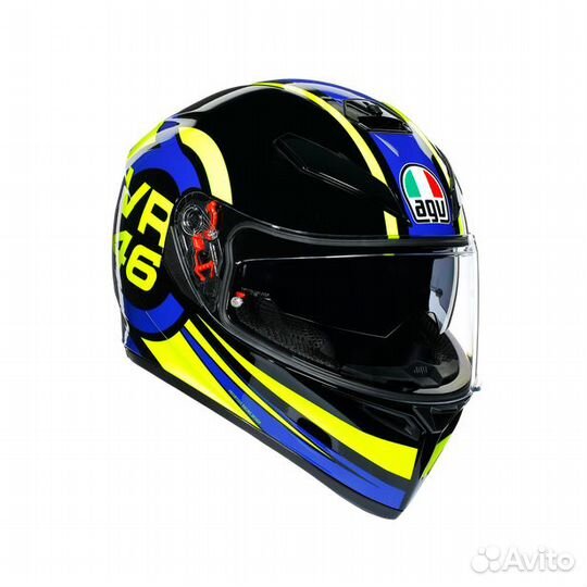 Мотошлем K3 SV AGV E2205 TOP mplk 002-ride 46 MS