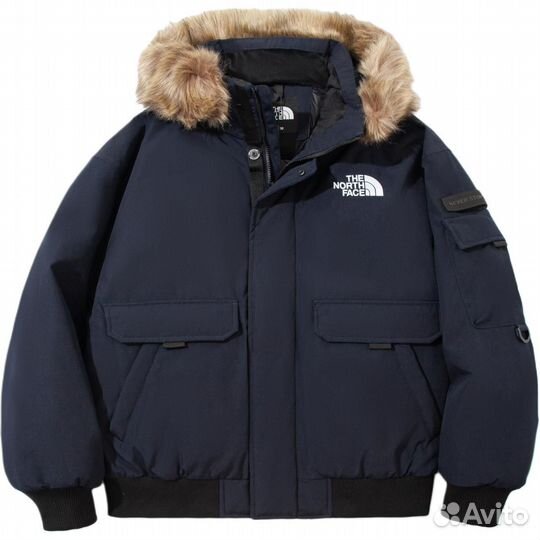 THE north face Down Jacket Unisex Navy (XL)(35)