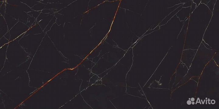 Керамогранит LV Granito Soot Black High Glossy 60x120