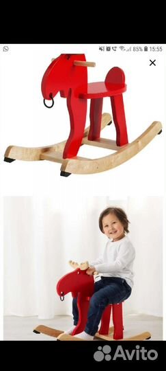 Лось качалка икеа