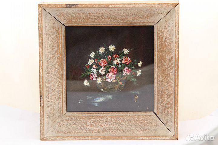 Антикварная картина Букет Роз. Европа. Нач.20 века