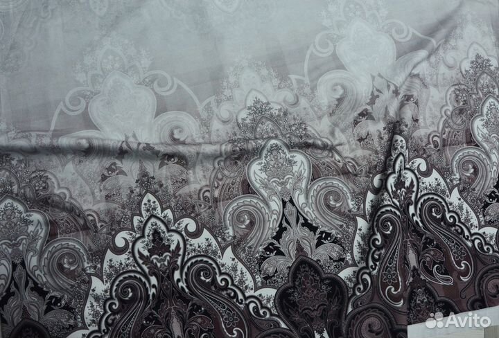 Футер 2-нитка с лайкрой Дамаск купон выс 80 шир 1