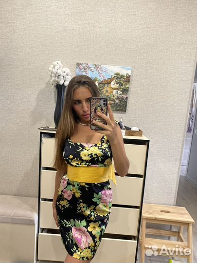 Платье мини Италия