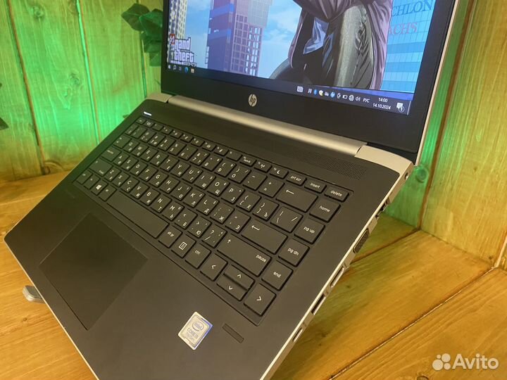 Металический ноутбук HP/i5-7/8gb/256ssd/FullHD IPS