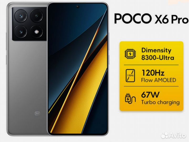 Xiaomi Poco X6 Pro, 8/256 ГБ