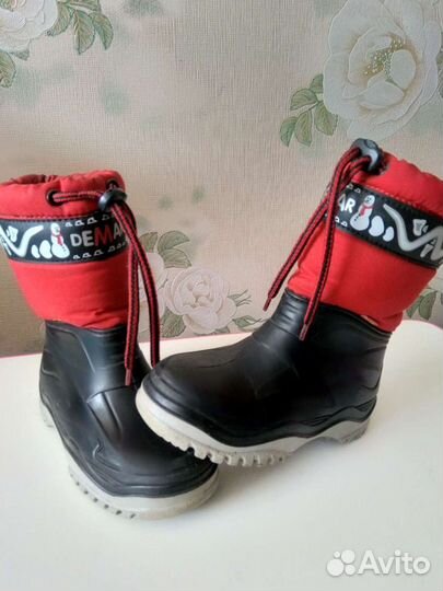 Сапоги для девочки два вида и размера