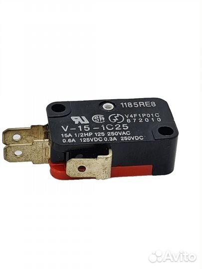 Микровыключатель для свч 3-х контактный 15А 250V