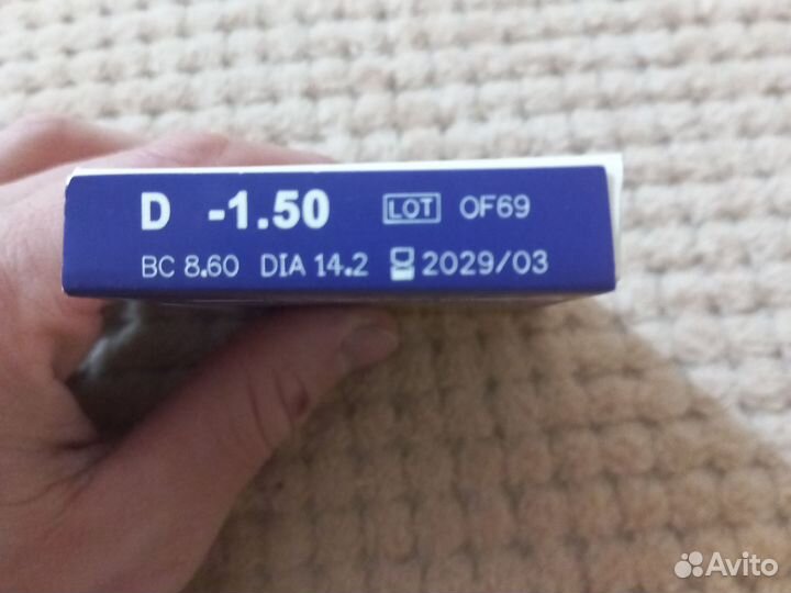 Линзы контактные ежемесячной замены