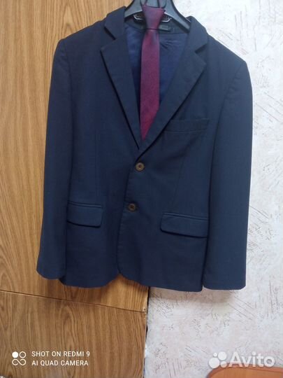Костюм школьный синий на мальчика 152