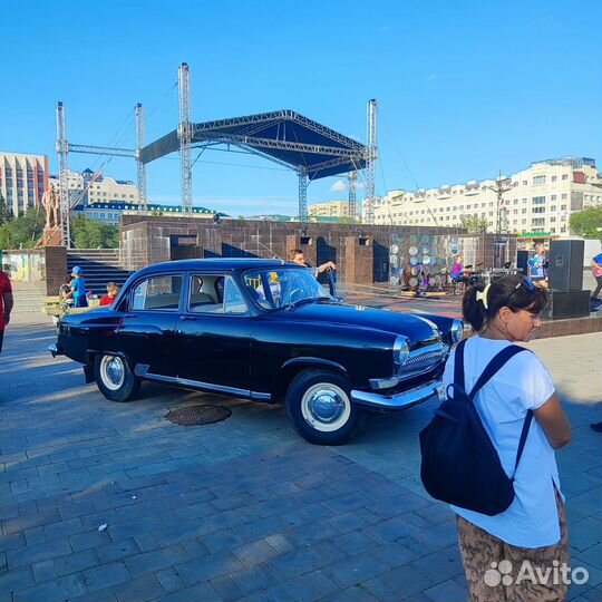 Фотосессия с ретро авто газ 21 волга