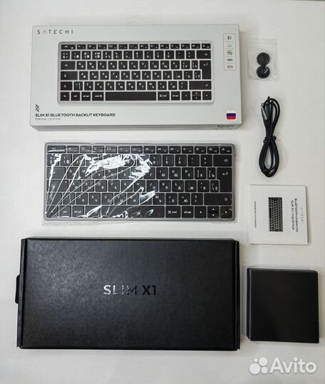 Клавиатура Satechi slim x1 беспроводная для apple