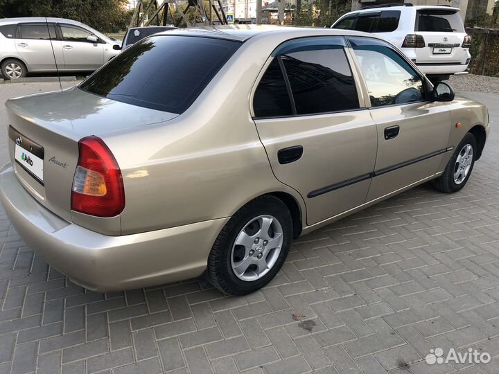 Hyundai Accent 1.5 МТ, 2006, 124 000 км